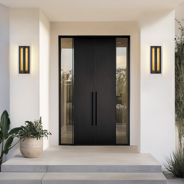 Freisamer outdoor wall light, Black