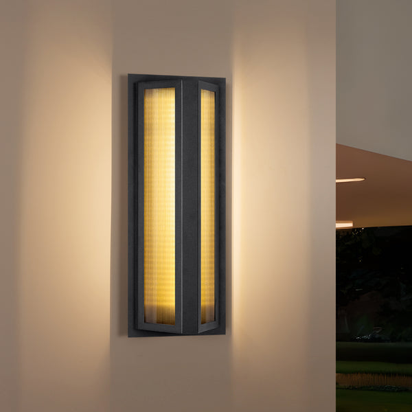 Freisamer outdoor wall light, Black