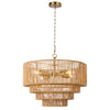 Furmint chandelier light, Gold