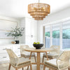 Furmint chandelier light, Gold