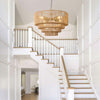 Furmint chandelier light, Gold