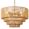 Furmint chandelier light, Gold