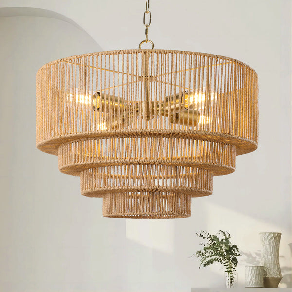 Furmint chandelier light, Gold