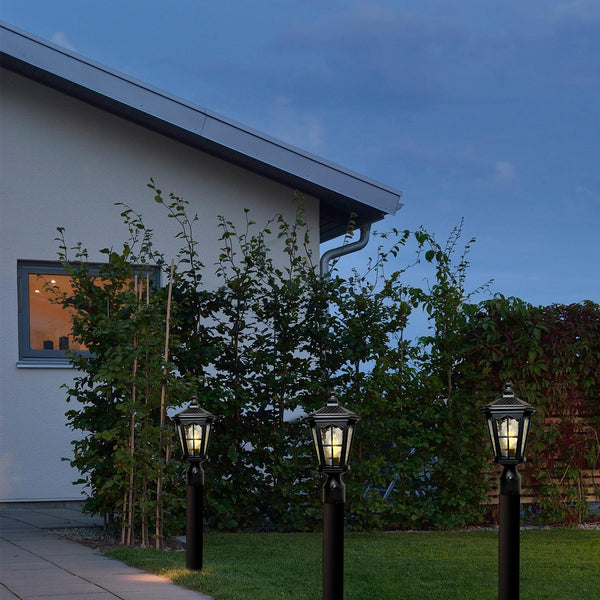 Galotta post light, Black