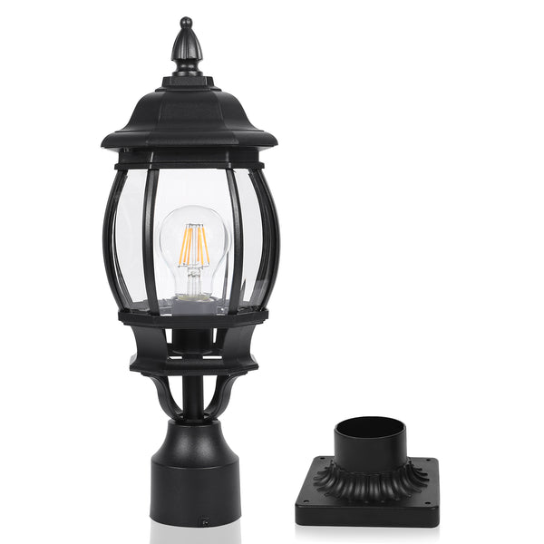 Gamarello post light, Black/Small