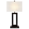 Gamaret table lamp, White Shade-Black Base