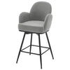 Gamay bar stool, Gray Sacy Fabric