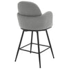 Gamay bar stool, Gray Sacy Fabric