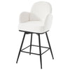 Gamay bar stool, White Sacy Fabric