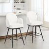 Gamay bar stool, White Sacy Fabric