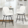 Gamay bar stool, White Sacy Fabric