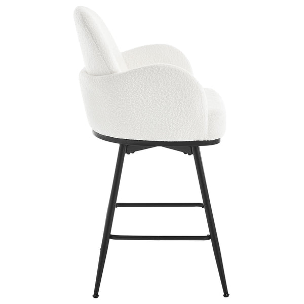 Gamay bar stool, White Sacy Fabric