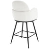 Gamay bar stool, White Sacy Fabric