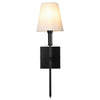 Garanoir wall sconce, Black