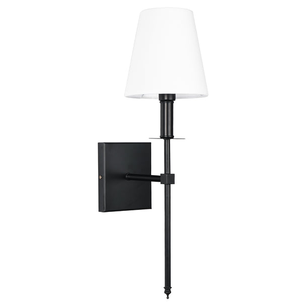 Garanoir wall sconce, Black