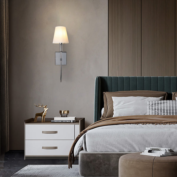 Garanoir wall sconce, Chrome