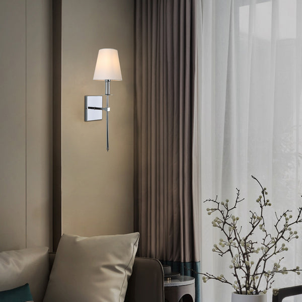 Garanoir wall sconce, Chrome