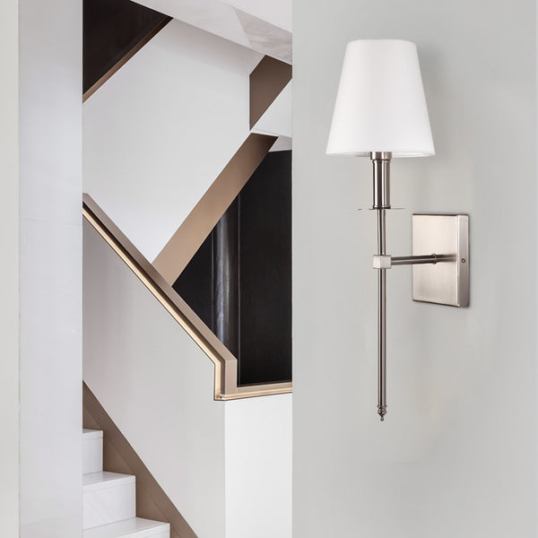 Garanoir wall sconce, Nickel