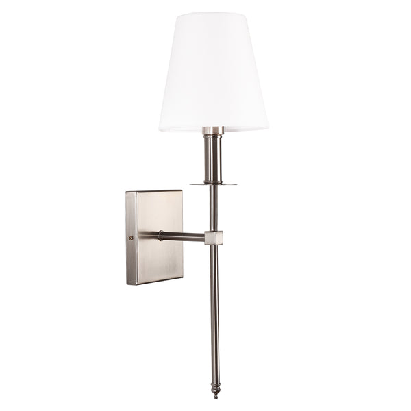 Garanoir wall sconce, Nickel