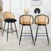 Giallo bar stool, Black Sacy Fabric/Bar Height
