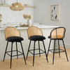 Giallo bar stool, Black Sacy Fabric/Bar Height