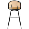 Giallo bar stool, Black Sacy Fabric/Bar Height