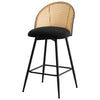 Giallo bar stool, Black Sacy Fabric/Counter Height
