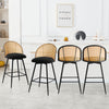 Giallo bar stool, Black Sacy Fabric/Counter Height