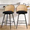 Giallo bar stool, Black Sacy Fabric/Counter Height