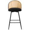 Giallo bar stool, Black Sacy Fabric/Counter Height
