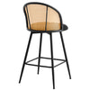 Giallo bar stool, Black Sacy Fabric/Counter Height