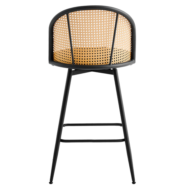 Giallo bar stool, Black Sacy Fabric/Counter Height