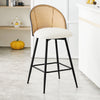 Giallo bar stool, Cream Ribol Leather/Counter Height