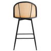 Giallo bar stool, Cream Ribol Leather/Counter Height