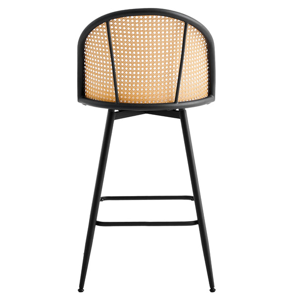 Giallo bar stool, Cream Ribol Leather/Counter Height