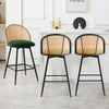 Giallo bar stool, Green Sacy Fabric/Counter Height