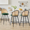 Giallo bar stool, Green Sacy Fabric/Counter Height