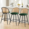 Giallo bar stool, Green Sacy Fabric/Counter Height
