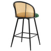Giallo bar stool, Green Sacy Fabric/Counter Height