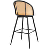Giallo bar stool, White Sacy Fabric/Bar Height