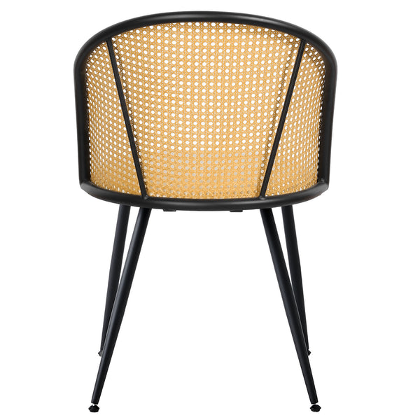 Giallo Dining Chair in Cream Ribol Leather