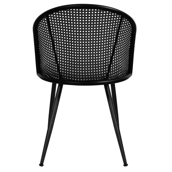 Giallo II Dining Chair in Cream Ribol Leather