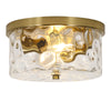 Goron flush mount light, Gold/Large