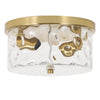 Goron flush mount light, Gold/Large