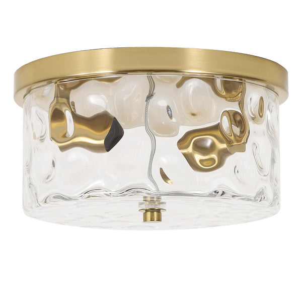 Goron flush mount light, Gold/Large