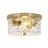 Goron flush mount light, Gold/Small