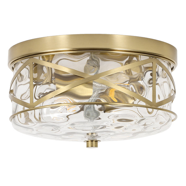 Grenache flush mount light, Gold/Small