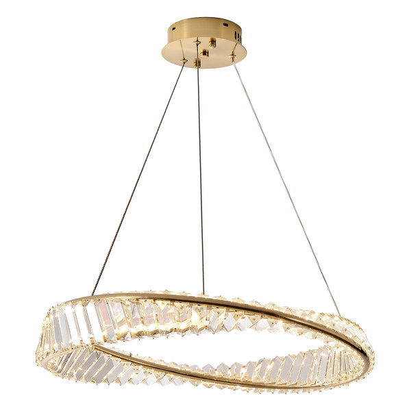 Irac chandelier light, Gold
