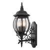 Isabella outdoor wall light, Black/Large