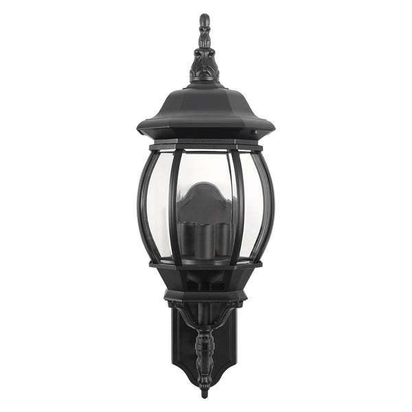 Isabella outdoor wall light, Black/Large